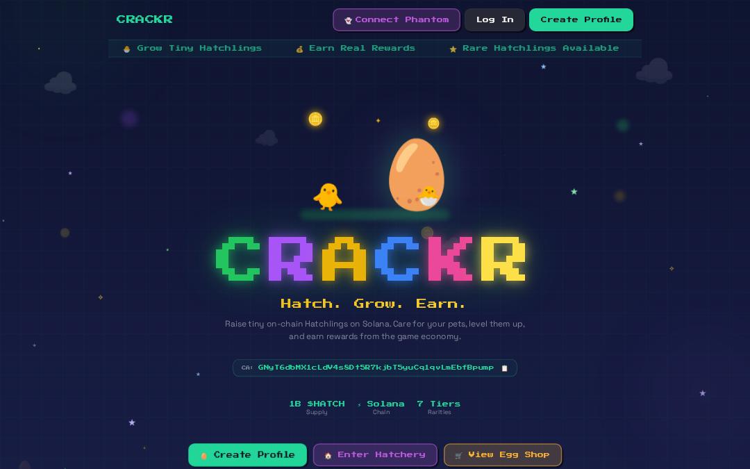 Front page of Crackr