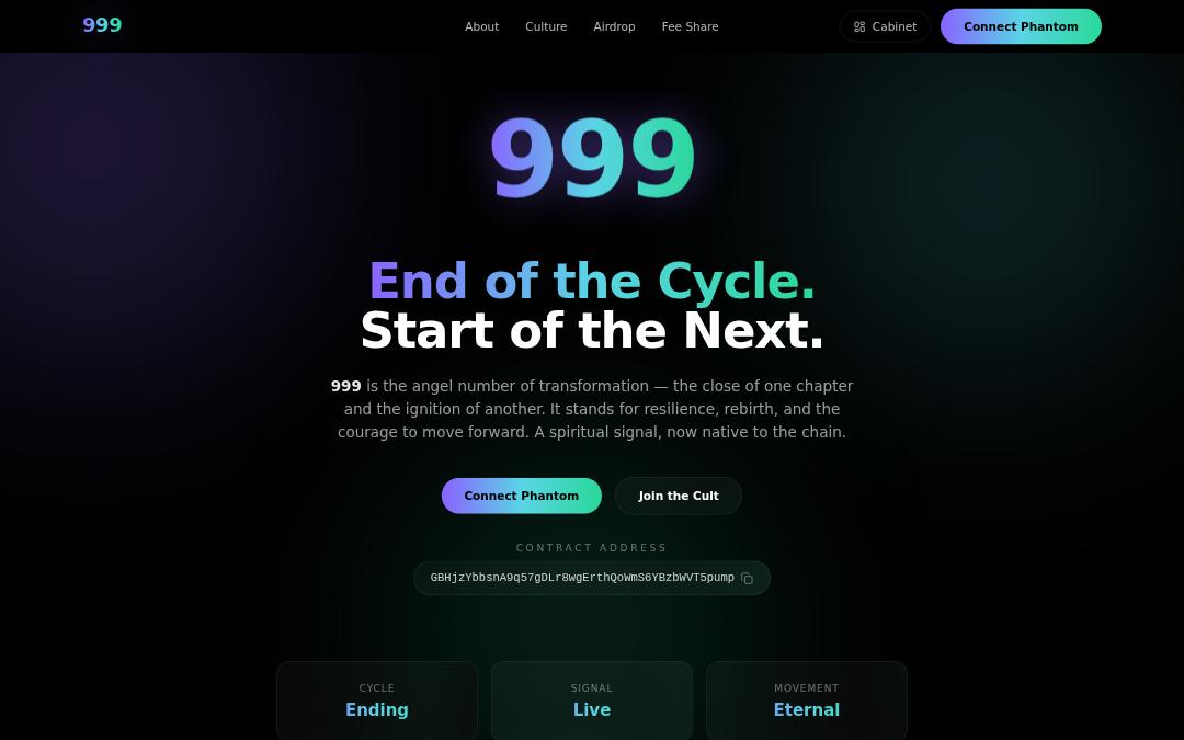 Front page of 999 Signal