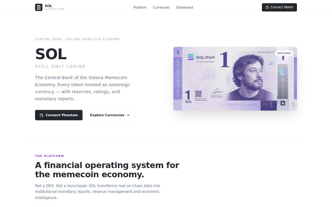 Front page of SOL: Still Only Losing