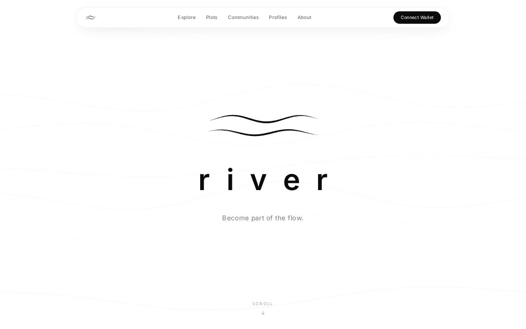 Front page of River