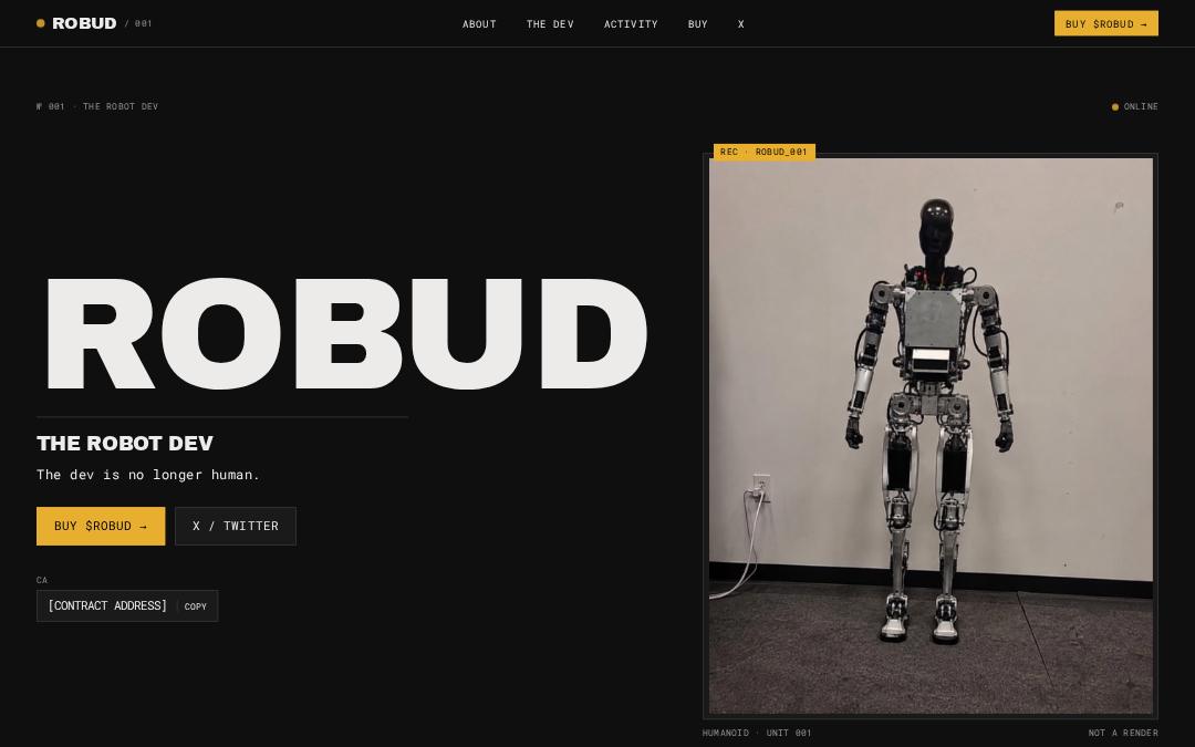 Front page of ROBUD