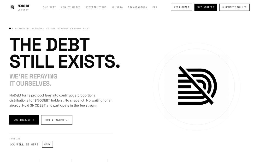 Front page of NODEBT