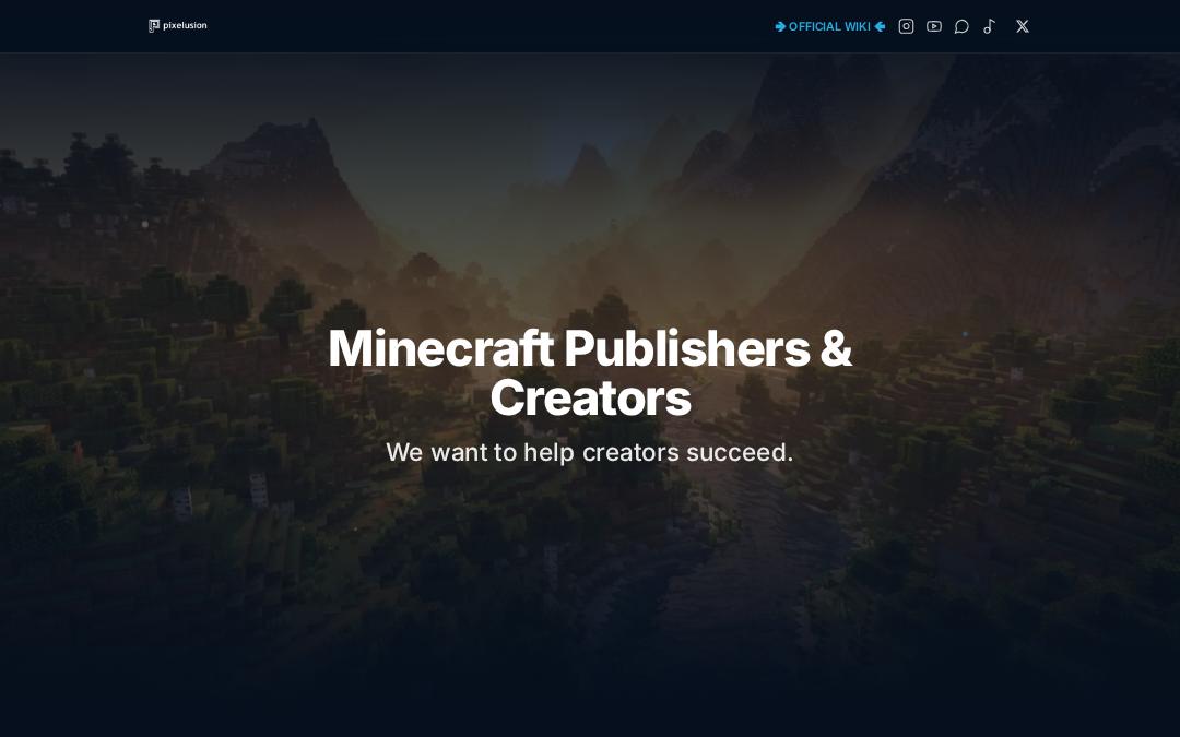 Front page of Pixelusion Portal