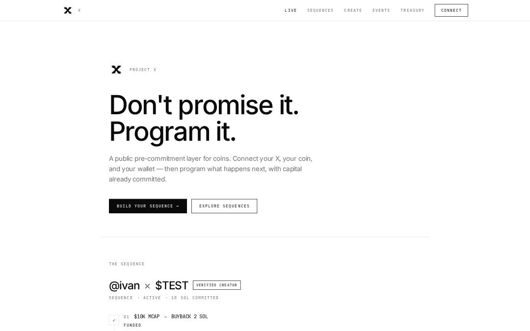 Front page of X