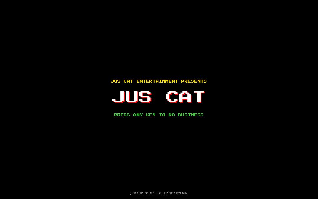 Front page of JUS CAT