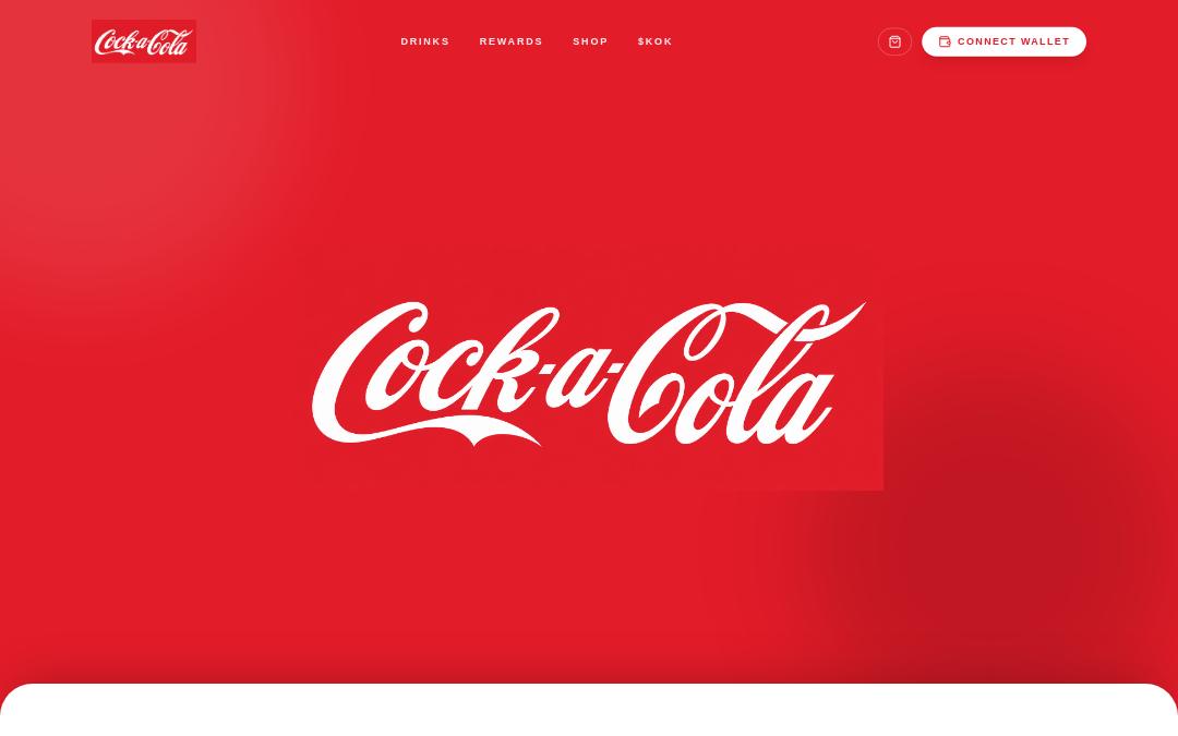 Front page of Cock-a-Cola