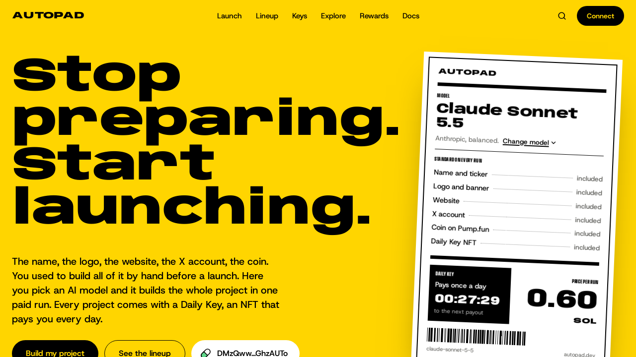 Front page of 0cash